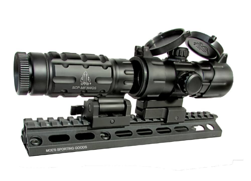 Amazon.com : Leapers FTS Magnifier with Red Dot Sight Combo